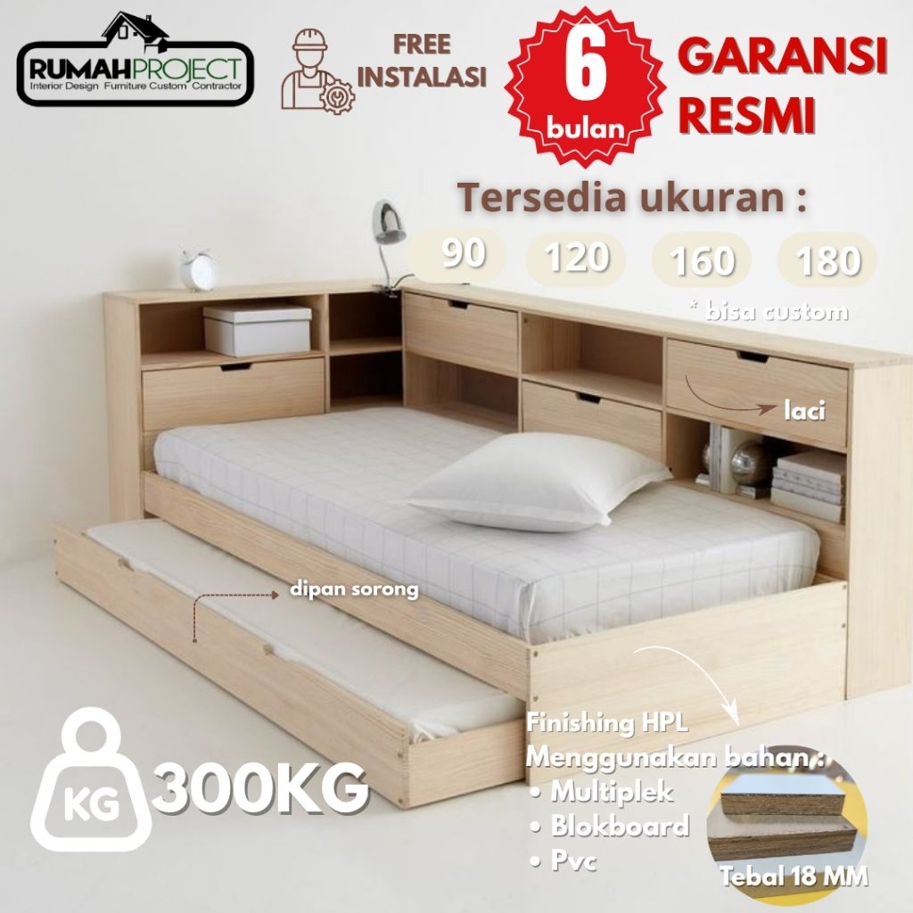 DIPAN SORONG CUSTOM | DIPAN SORONG | DIPAN DENGAN LACI