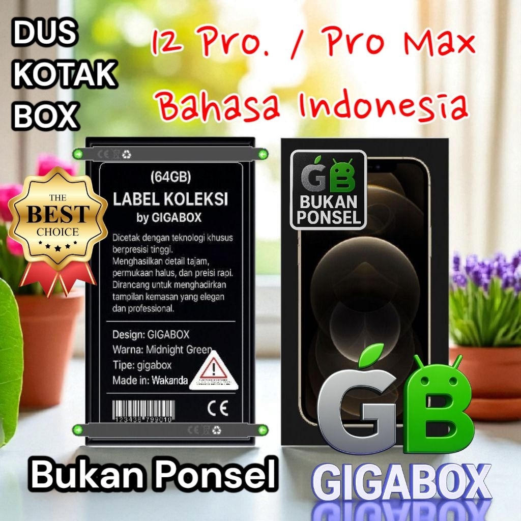 

(Best Choice) Dus | Kardus | Box 12 Pro / 12 Pro Max - Tampilan Bahasa Indonesia