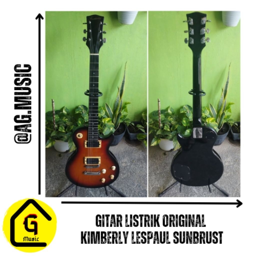 GITAR LISTRIK ORIGINAL KIMBERLY LESPAUL SUNBRUST MURAH RARE