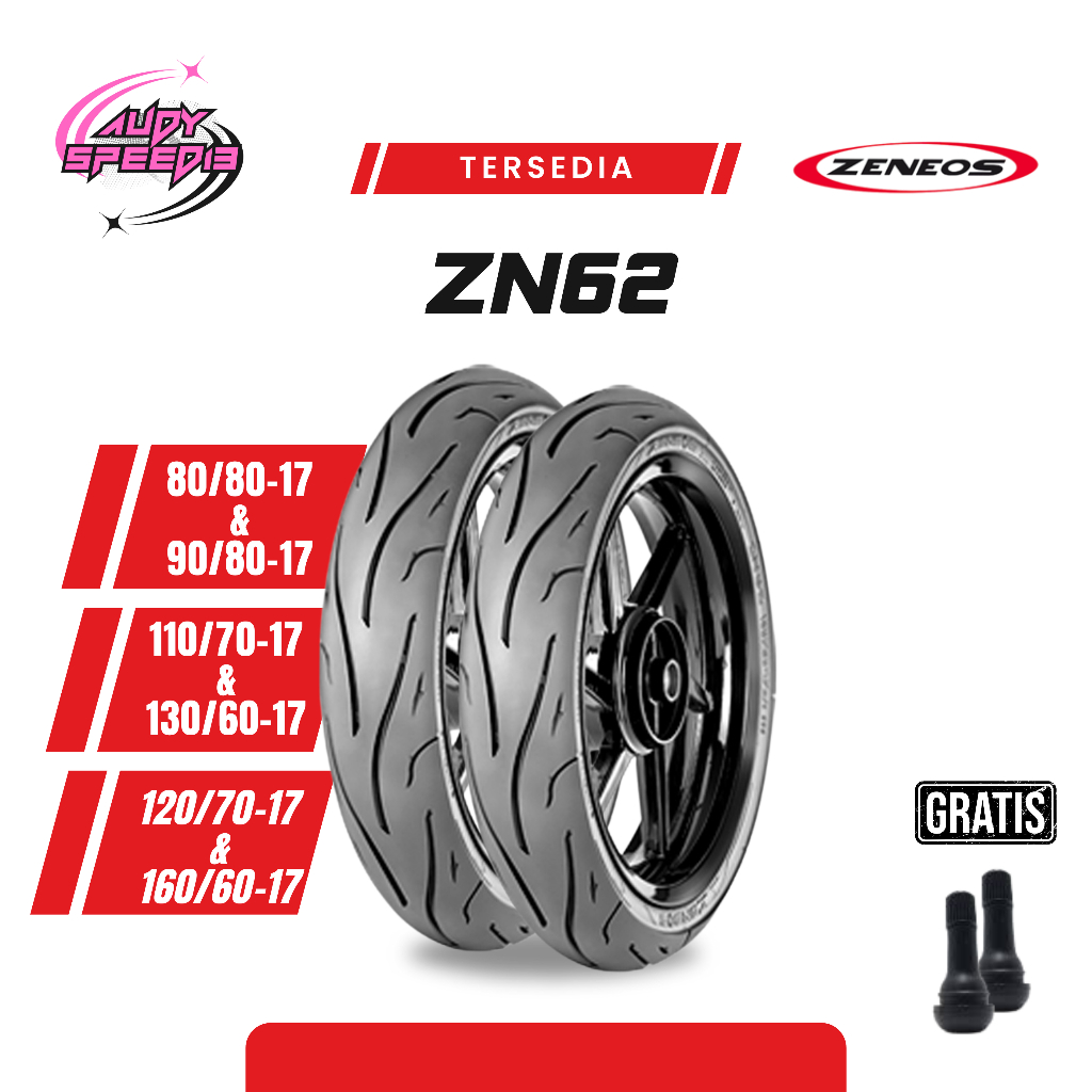 Ban Motor Ring 17 Zeneos ZN62 80 90 100 110 120 140 160 Tubeless