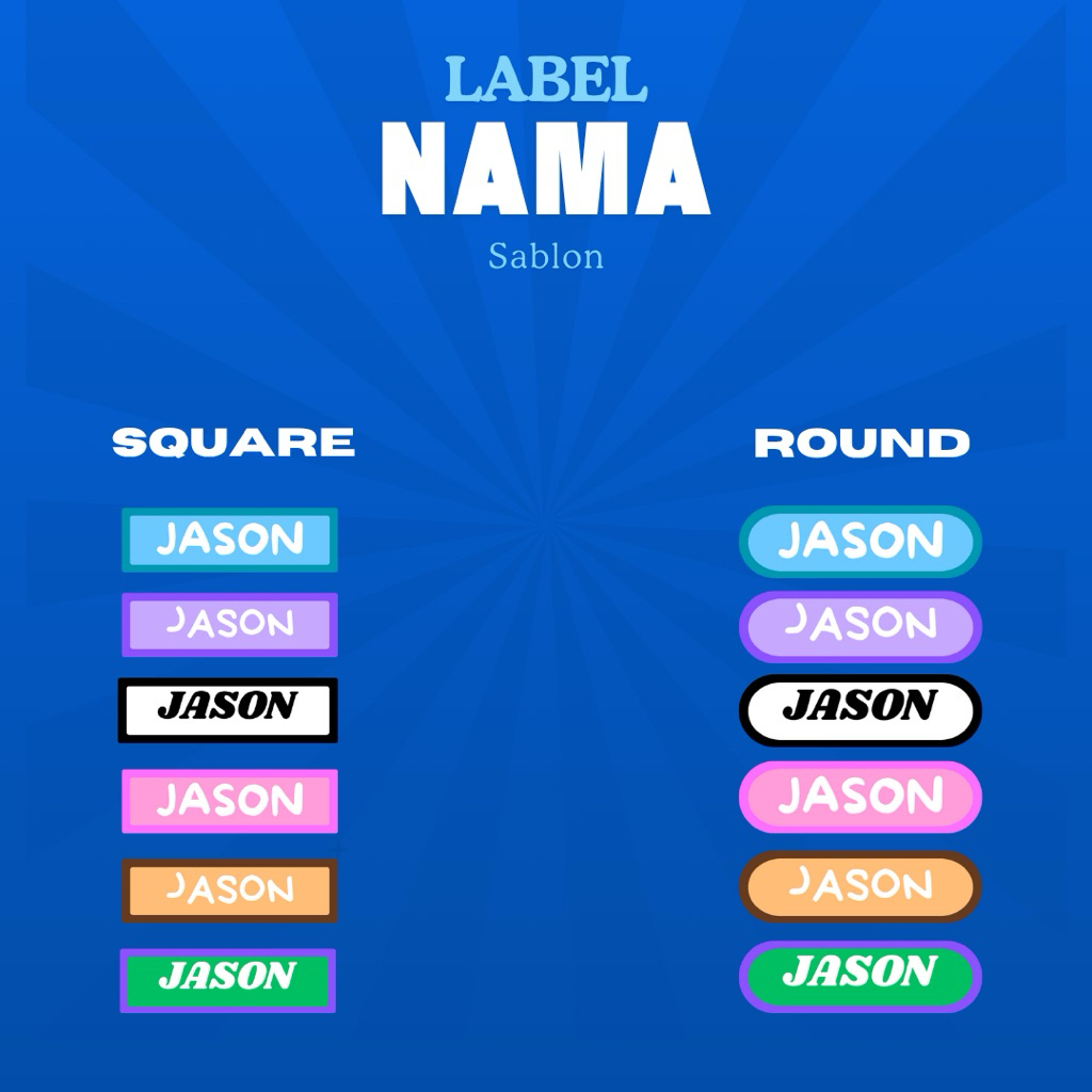 

Label Baju Sablon dan Seragam Anak