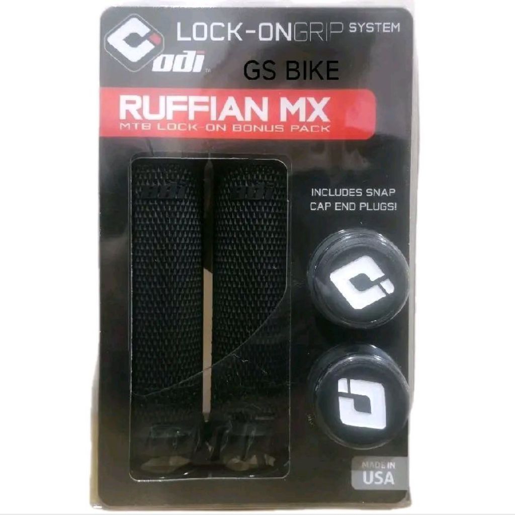 ODI RUFFIAN MX HANDGRIP Handlebar Hand Grip Stang Sepeda MTB LOCK-ON Made in USA