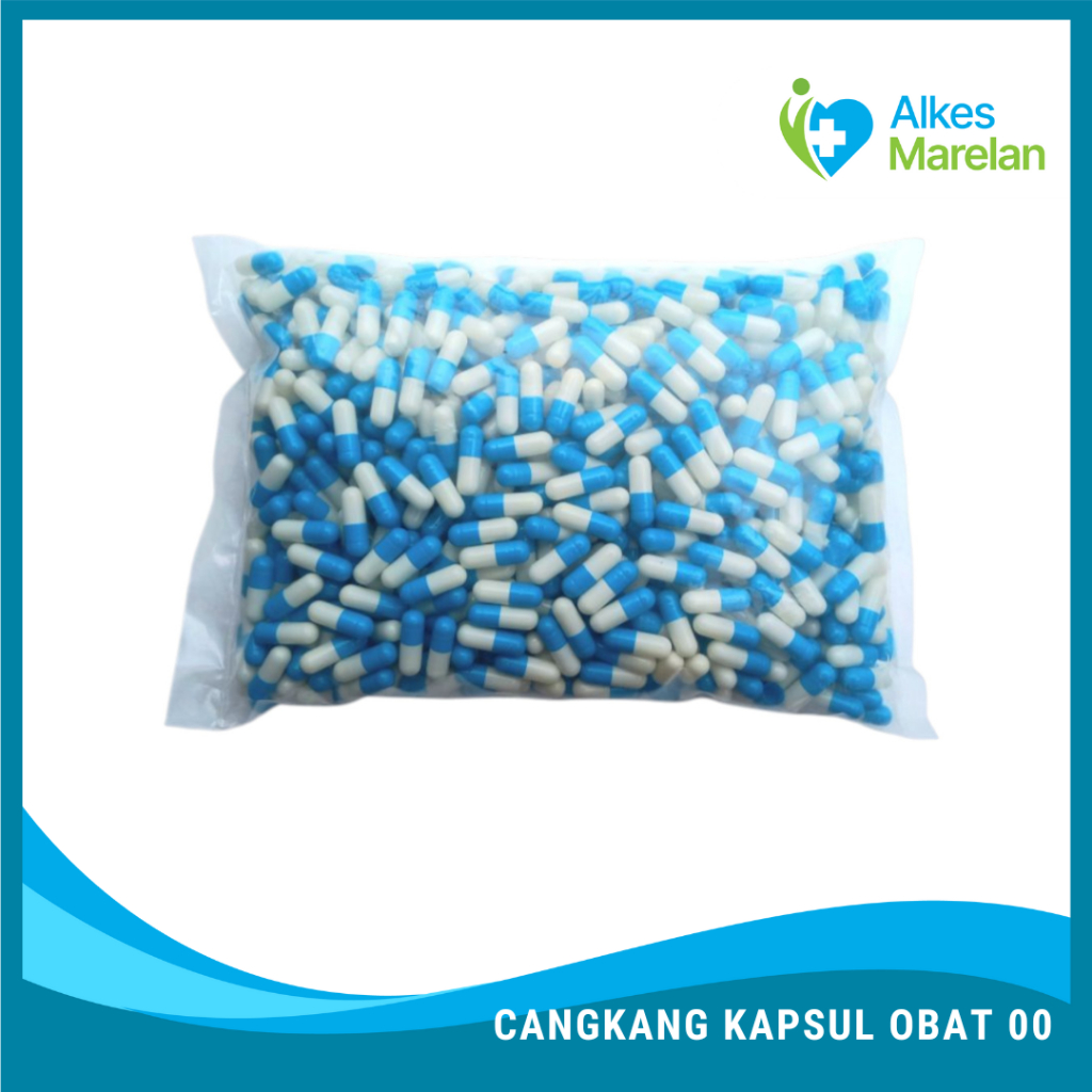 Cangkang Kapsul Kosong No 00 isi 1000 pcs . KAPSUL KOSONG 00