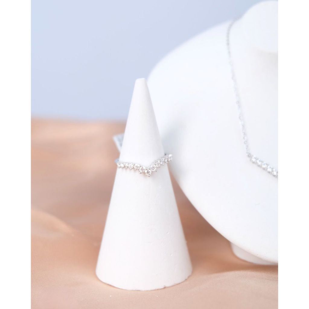 {ARVEE} - ELARA RING | CINCIN MOISSANITE MOISSANITE PREMIUM PERHIASAN MOISSANITE CINCIN WANITA Sterl