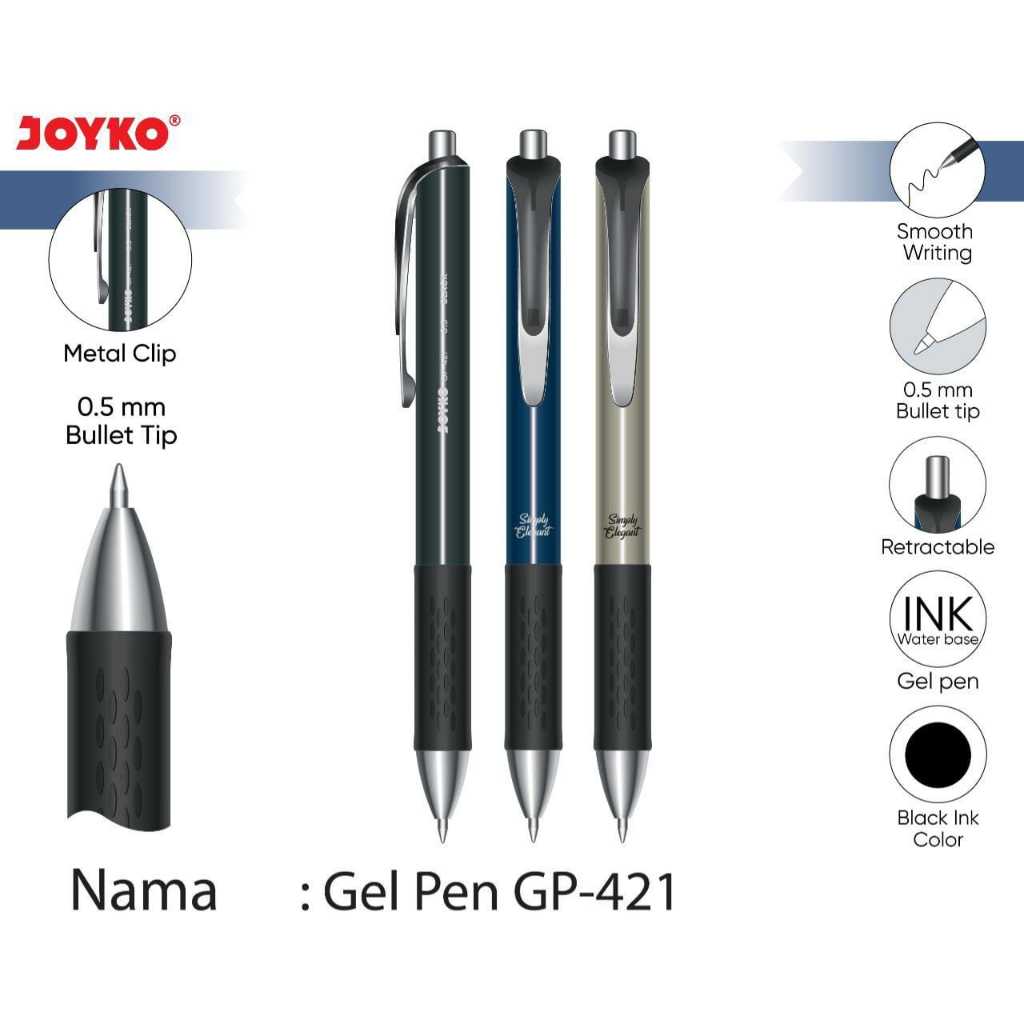 

Joyko Ballpen Gel GP-421