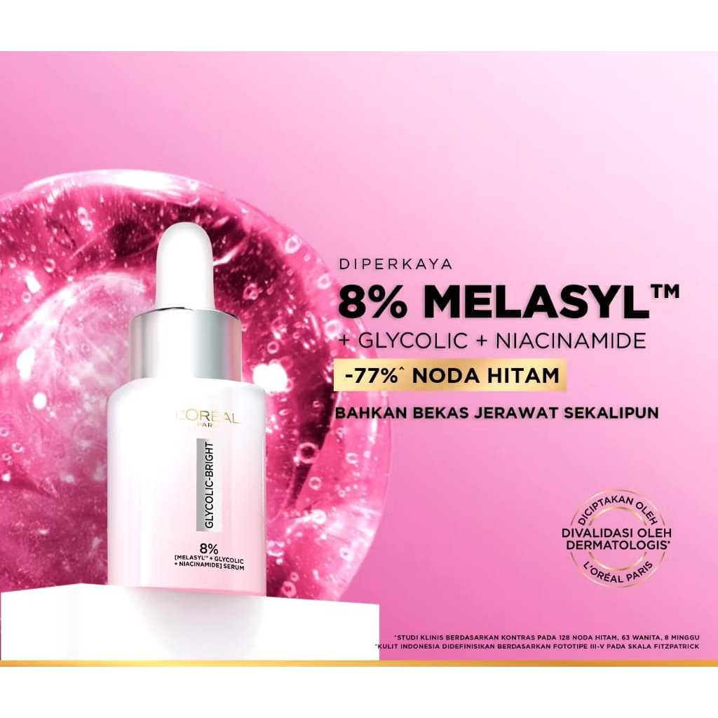 Loreal Paris Glycolic Bright Anti Dark Spot Brightening Serum