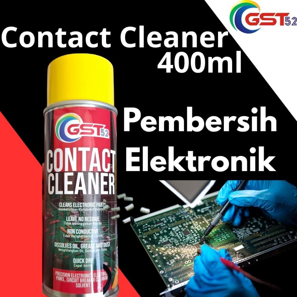 CONTACT CLEANER GST52  Pembersih komponen elektronik pembersih part pcb elektronik lebih efektif