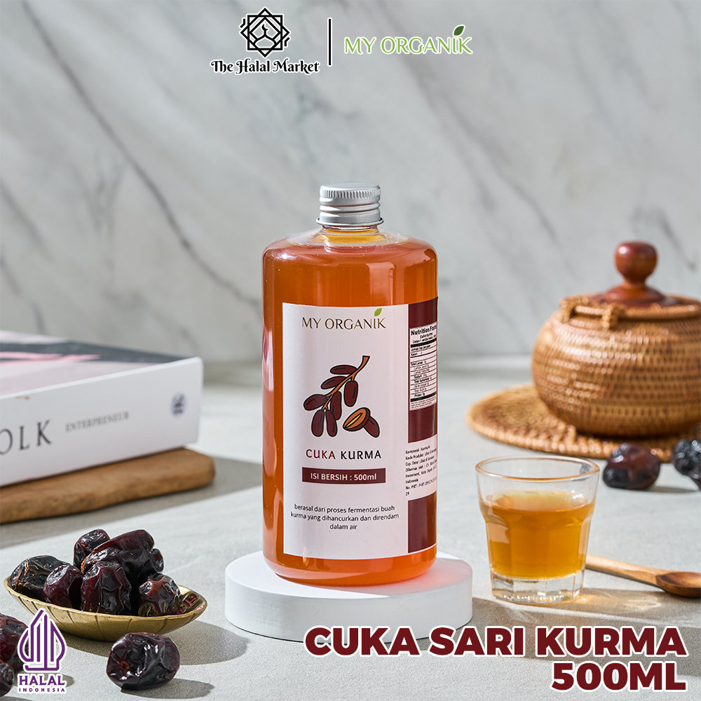 

My Organik Cuka Kurma Original Dates Vinega With Mother Organik Premium 500ml