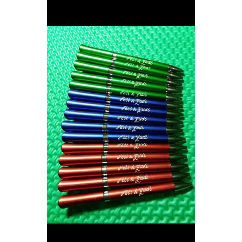 

pulpen bolpoin ukir nama, bolpoin putar ukir nama murah cantik untuk gift atau sovenir, tanpa minimal order