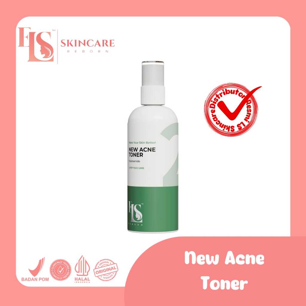 ECER FACE TONER ACNE BPOM LS SKINCARE (ELSTM) UNTUK KULIT BERJERAWAT