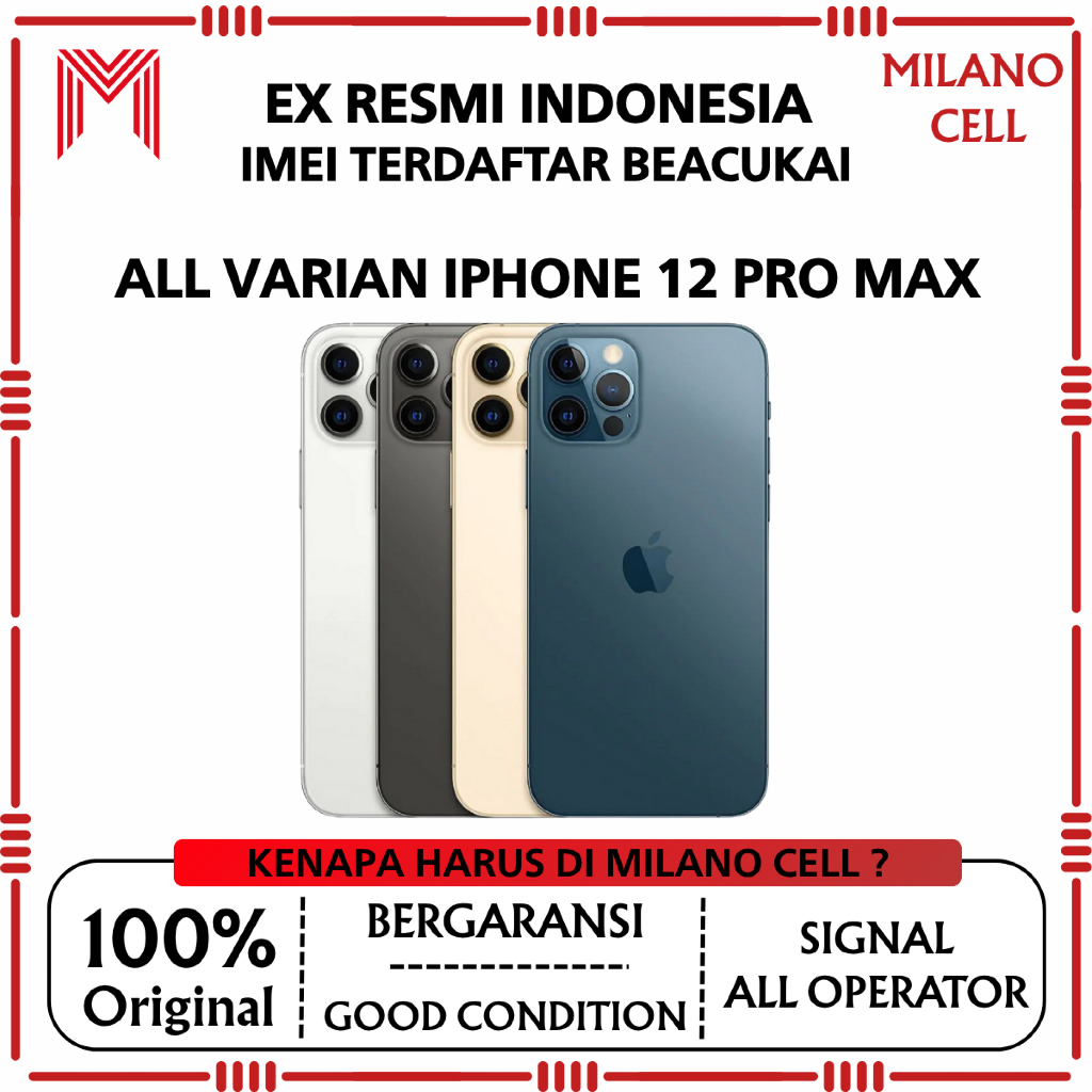 IPHONE 12 PRO MAX 128GB, 256GB & 512GB SECONDARY UNIT WITH WARRANTY, ORIGINAL PRODUCT