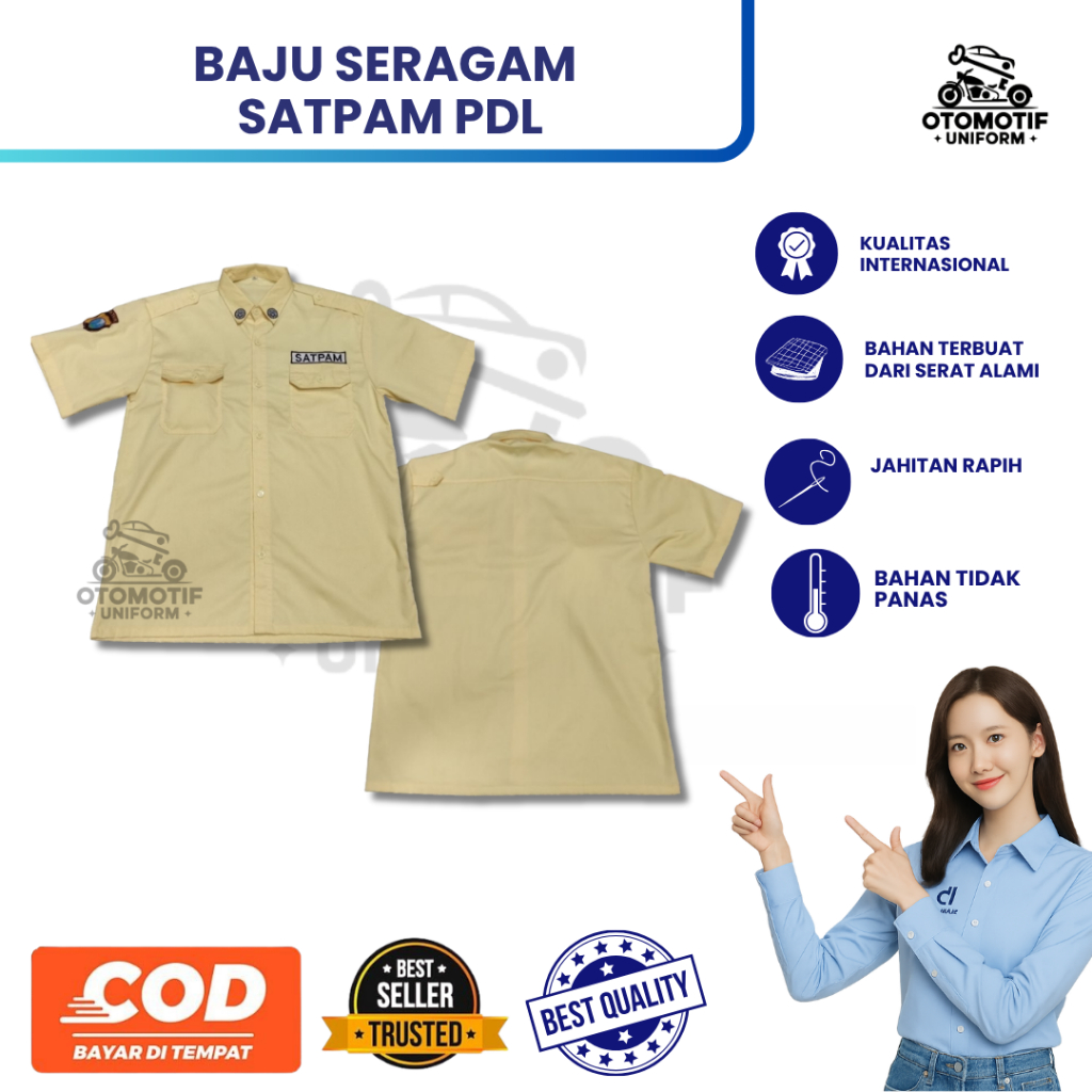 Seragam Satpam PDL | Seragam Satpam | Baju Satpam | Celana Satpam