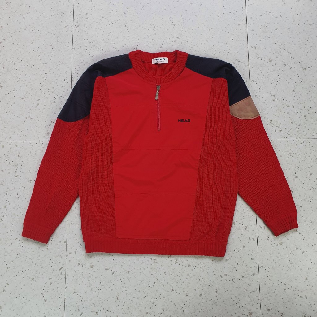 Baju Jaket Sweater HEAD/ Size L - LD 54 cm / Bekas - Second - Preloved
