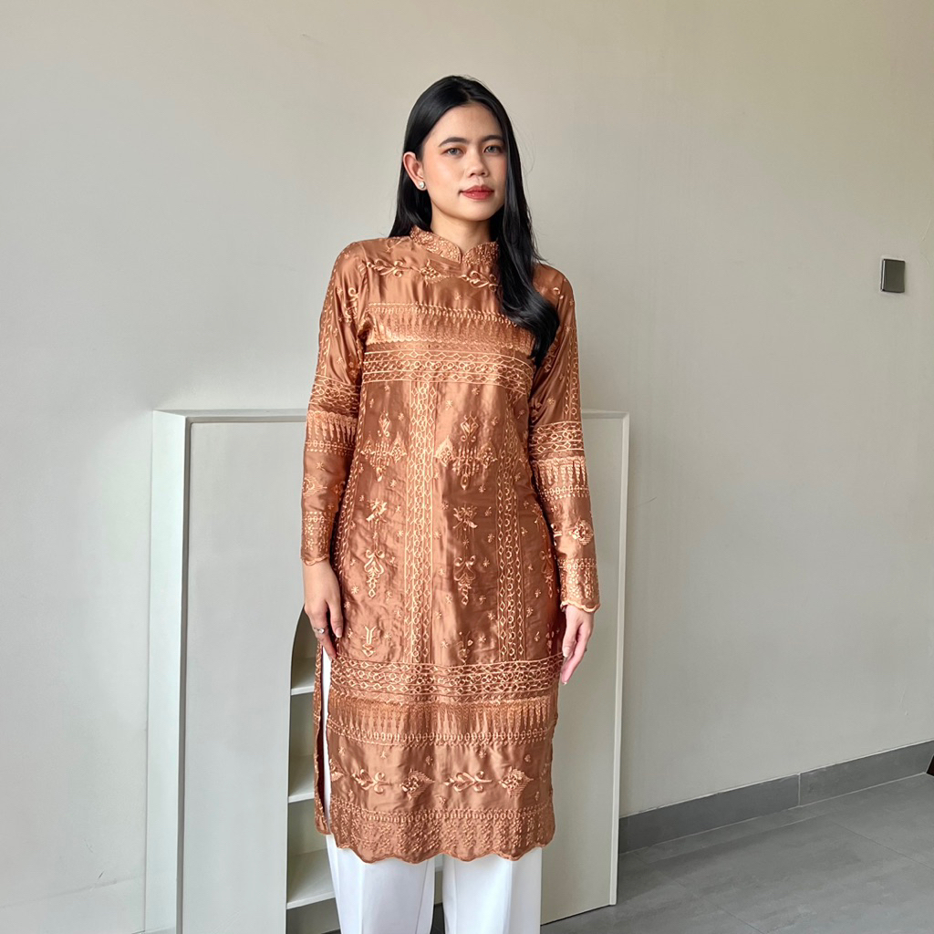 Hoolaqueen - Lily Tunik - Tunik Ao Dai - Tunik Kondangan - Outfit Kondangan Premium