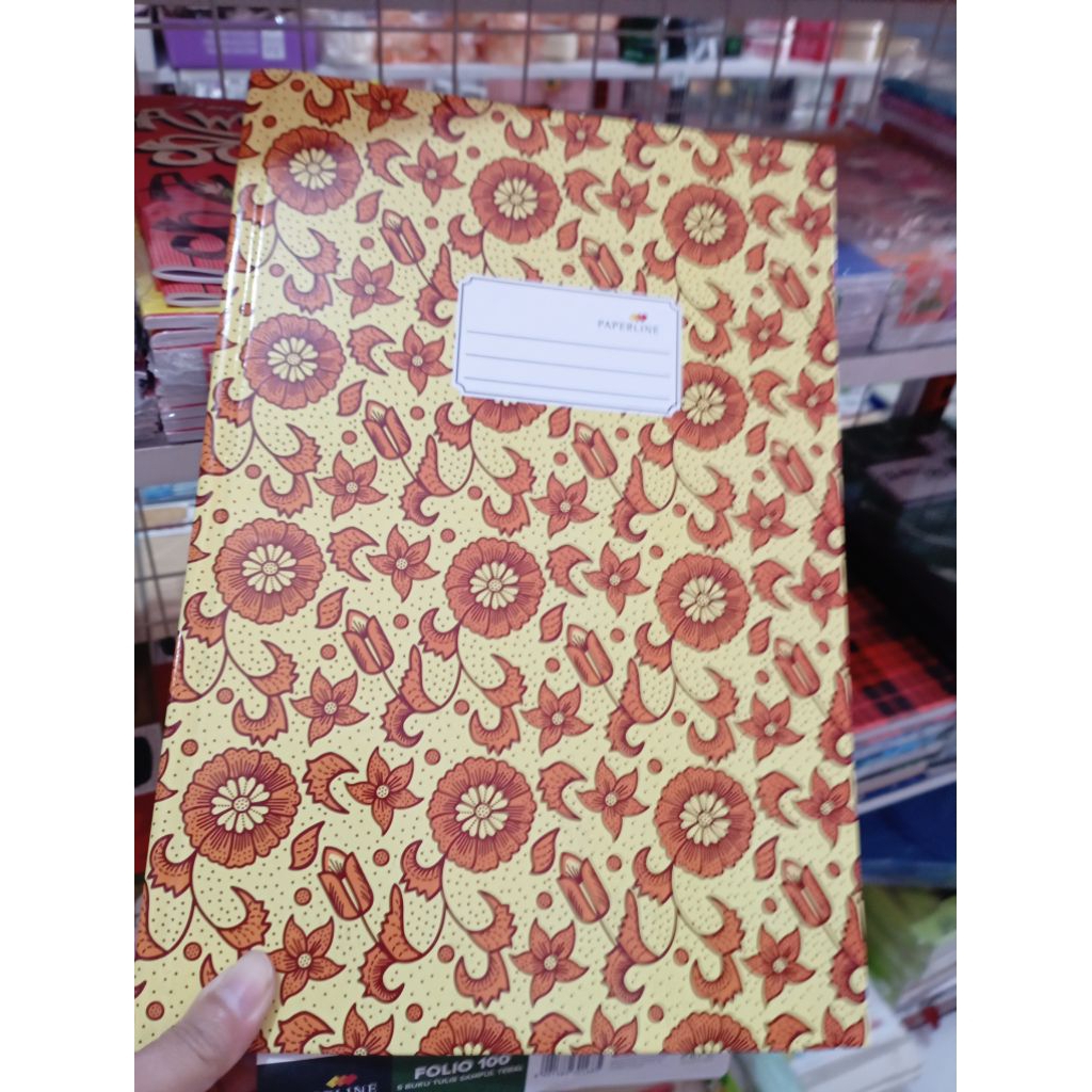 

Buku Hardcover Folio Paper Line 100 lbr
