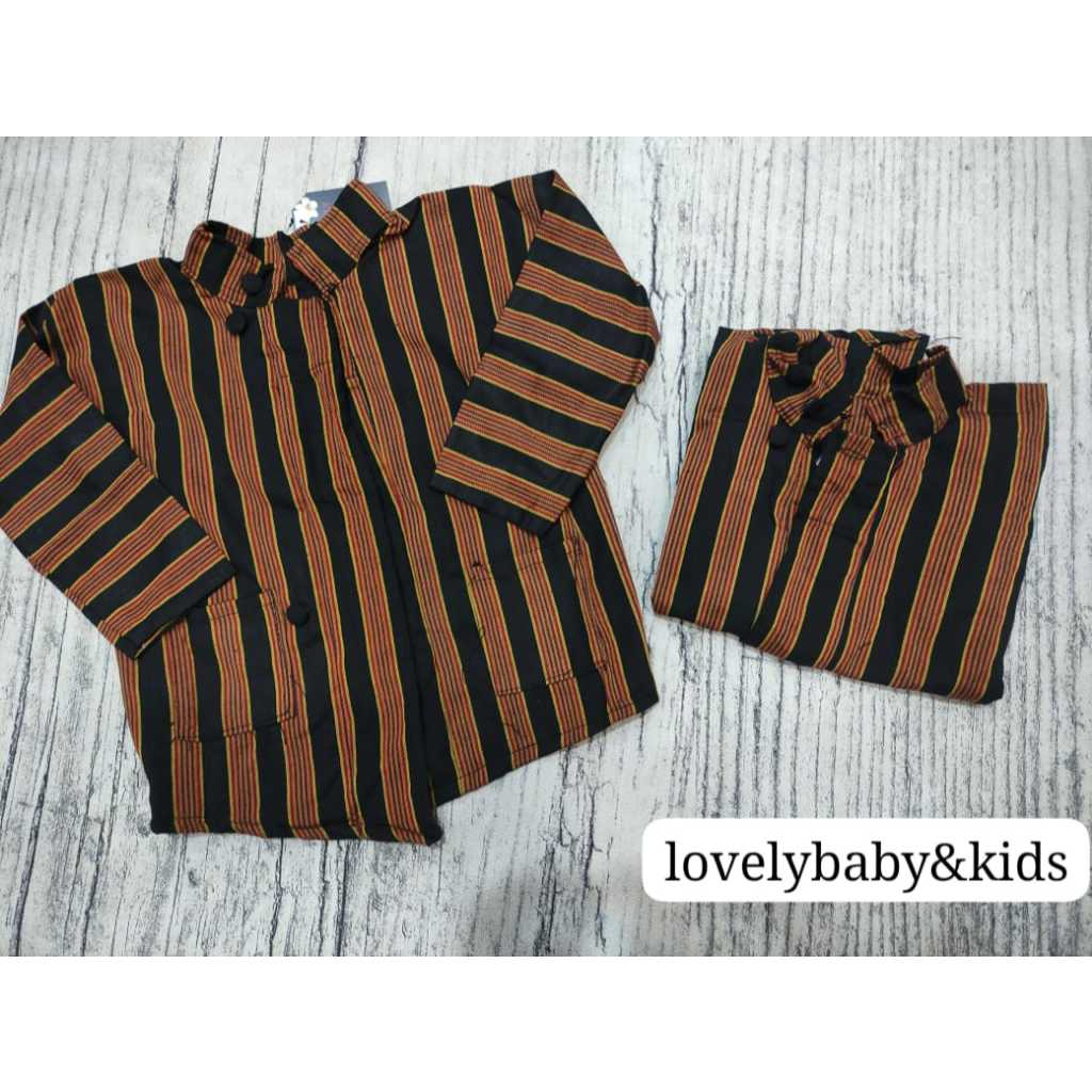 SURJAN ANAK MURAH/ BAHAN TENUN /BAJU ADAT/BAJU JADUL/BAJU JADUL ANAK