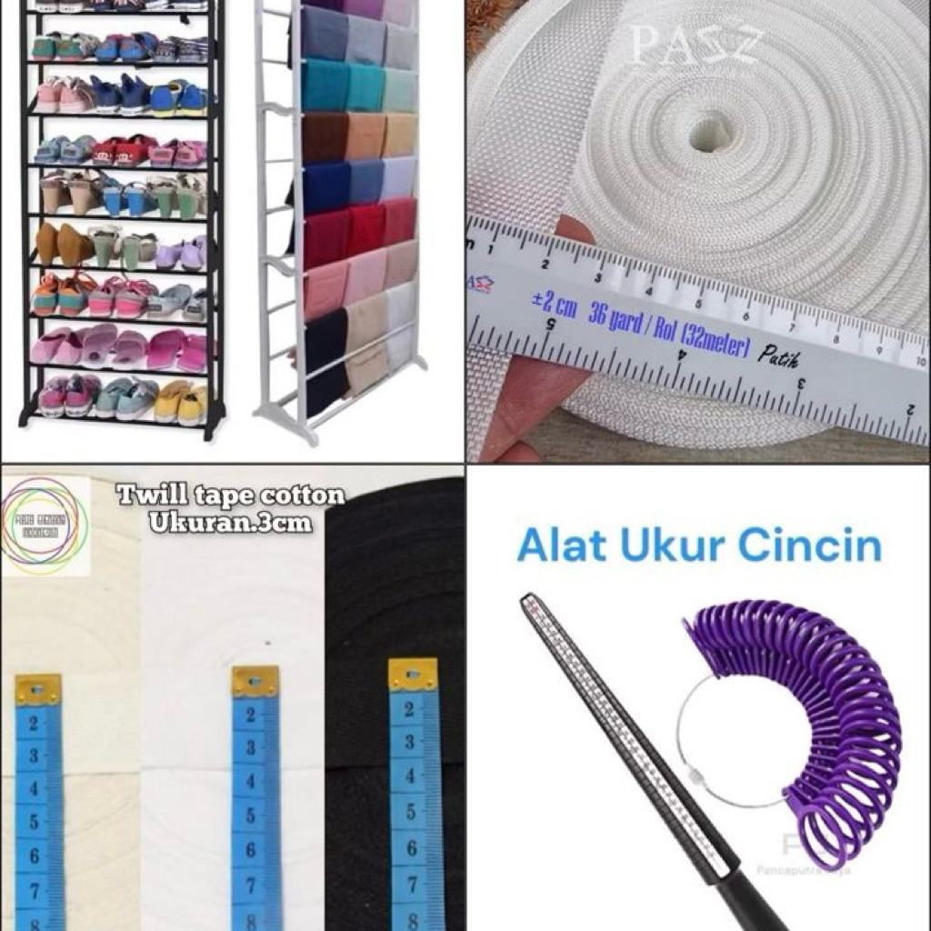 (PRELOVED)Alat Ukur Cincin / Cincin Kuningan /fondant tools 10pcs tools clay pink set/ Bisban/webbin