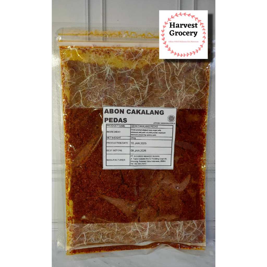 

Abon Cakalang Pedas 250gr