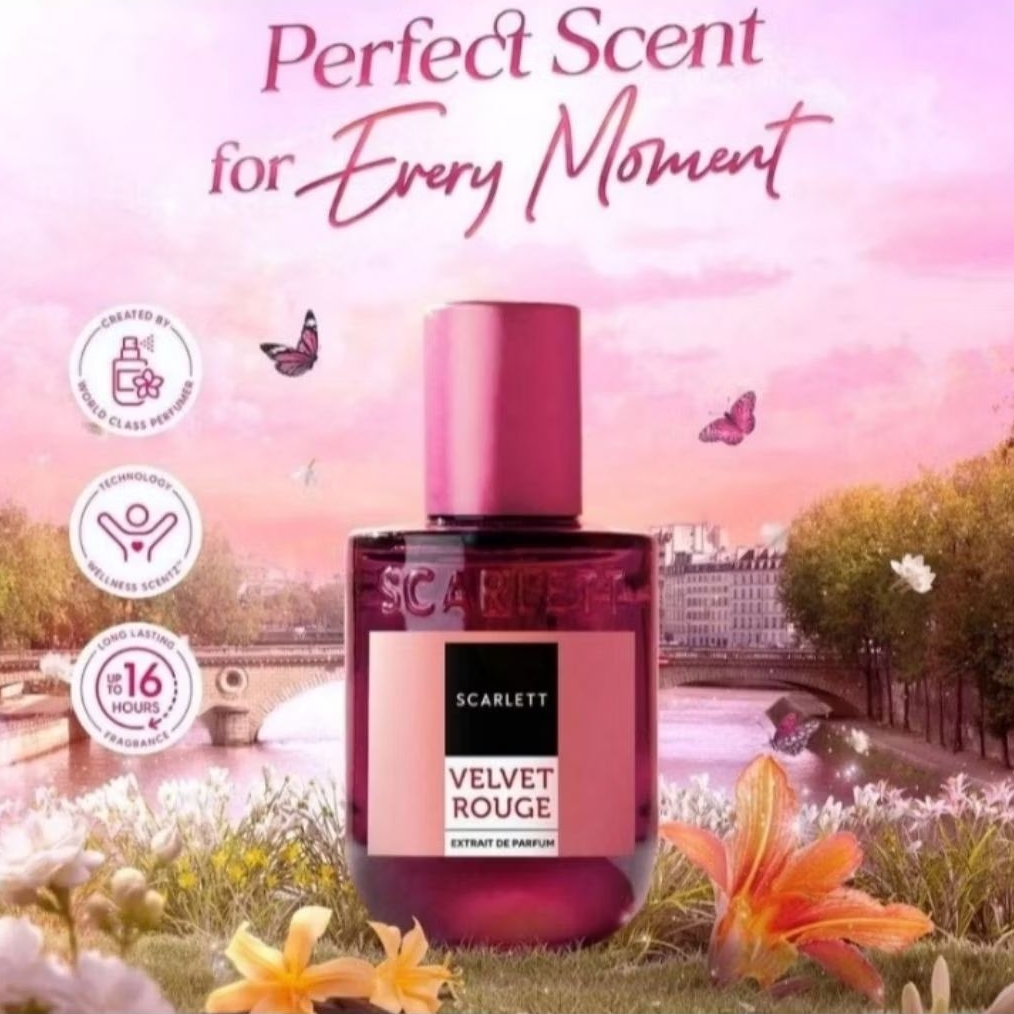 Scarlett Whitening Extrait De Parfum Velvet Rouge 30 ml (NO BOX)