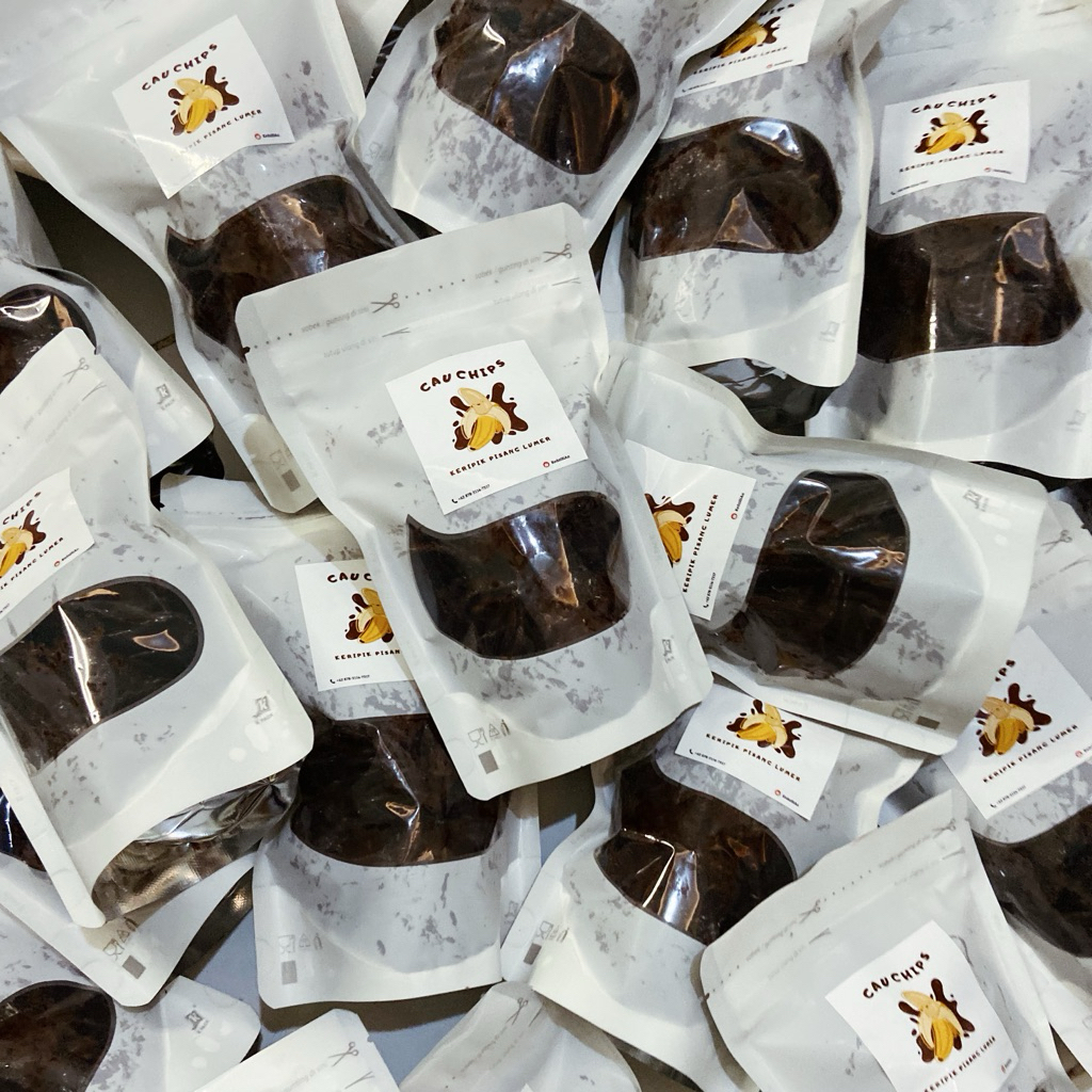

[Cau chips] KERIPIK PISANG LUMER RASA CHOCOLATE