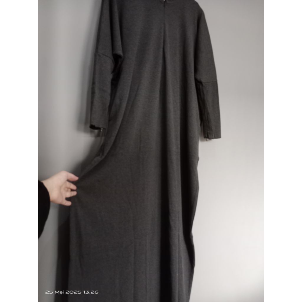 abaya knit katun premium