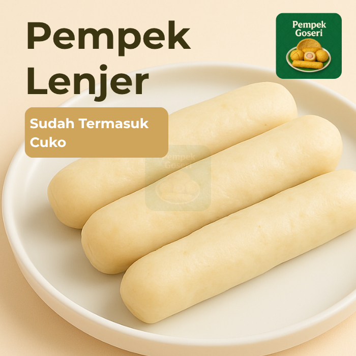 

Paket Pempek Lenjer kecil isi 10pcs – Cuko Autentik | Pempek Goseri | Halal