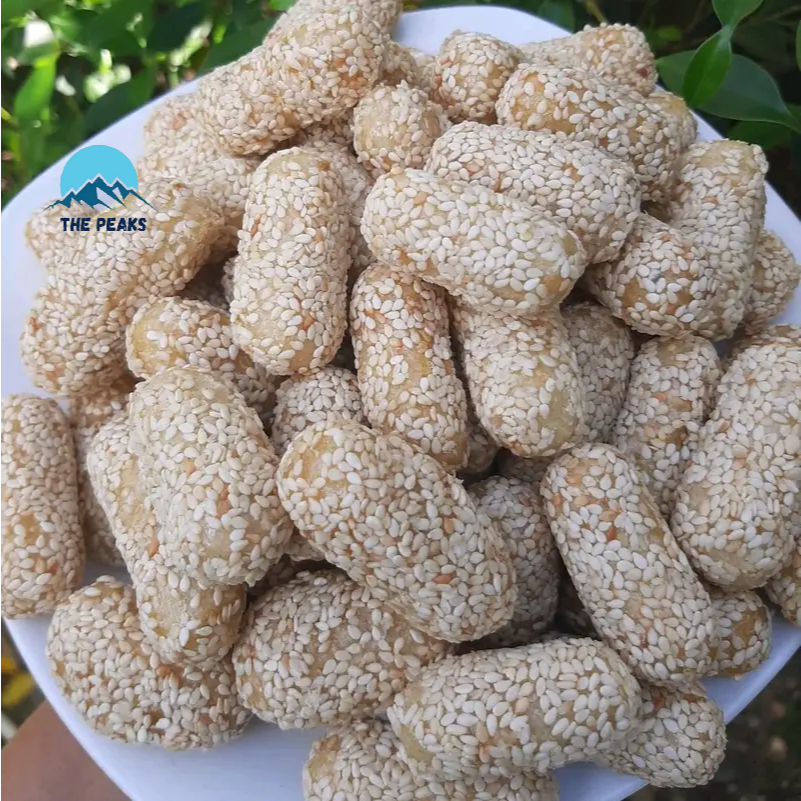 

(The Peaks) Kue Manco Bola Wijen Mancho Ketan Murah Manis Lembut Renyah Tidak Keras Buatan Tangan Kemasan 250 Gram 500 Gram