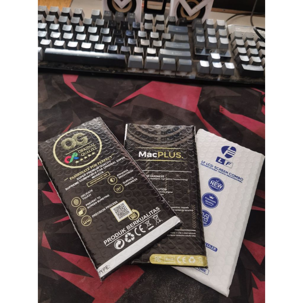 

plastik bubble bekas lcd hp