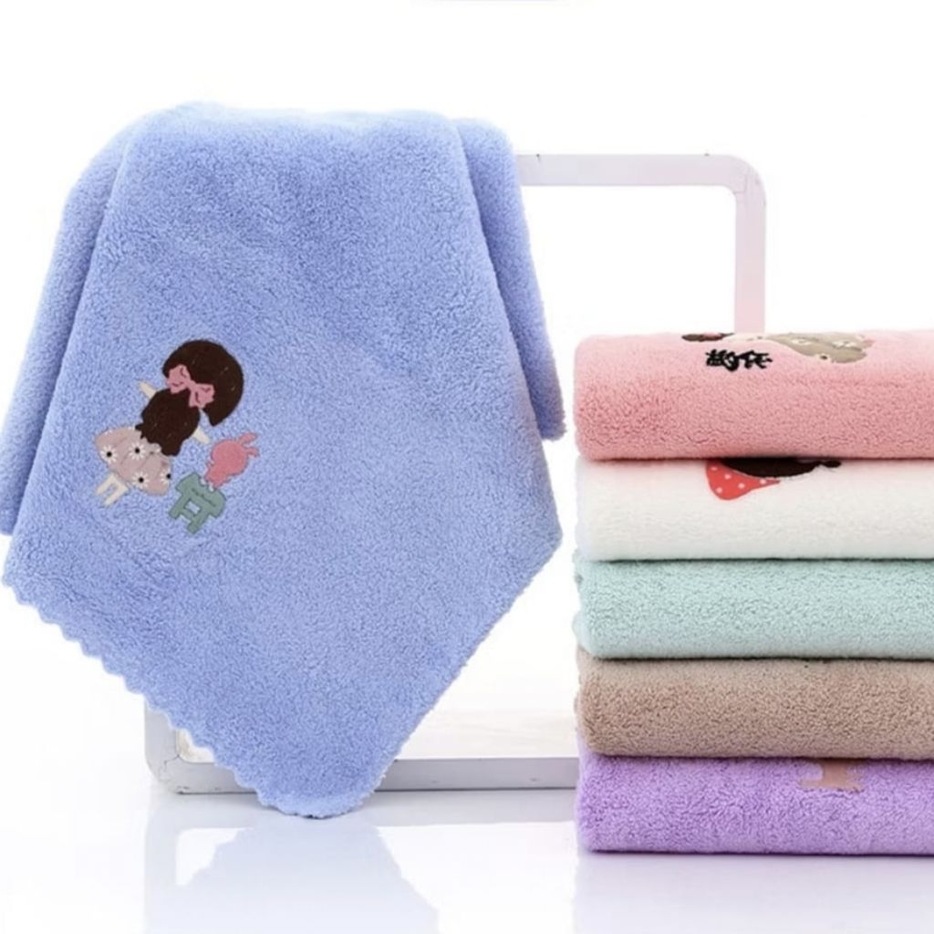 Handuk muka / sapu tangan motif uk 25 x 25