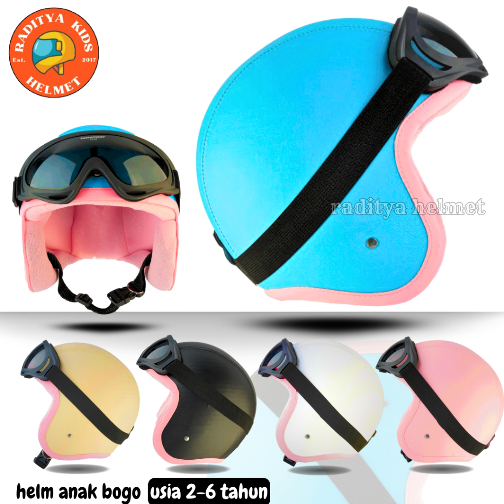 HELM ANAK BOGO SADARASA - HELM ANAK - HELM BOGO