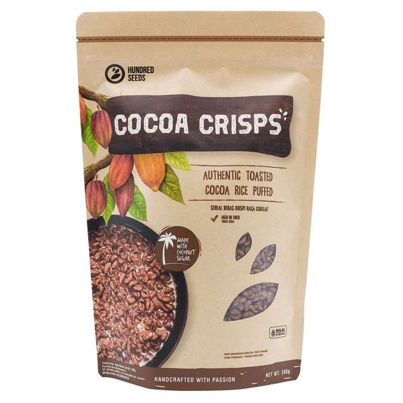 

[oddsolshop] pekanbaru/Hundred Seeds Cocoa Crisps 200GR Sereal Beras Krispi Rasa Cokelat Coklat
