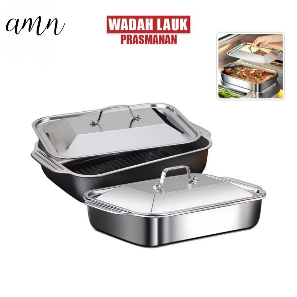 Panci Stainless Steel Panci Ikan Panci Set Chafing Steel