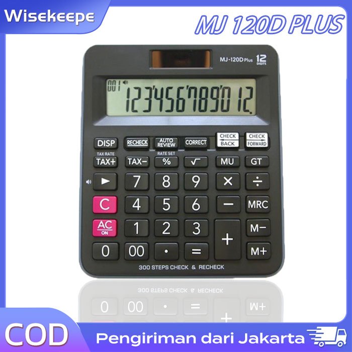 

Kalkulator Scientific Casio MJ-120D/DJ-120D PLUS Office Desktop 300 Steps Check Correct Series Calculator 12 Digits FX-991ES