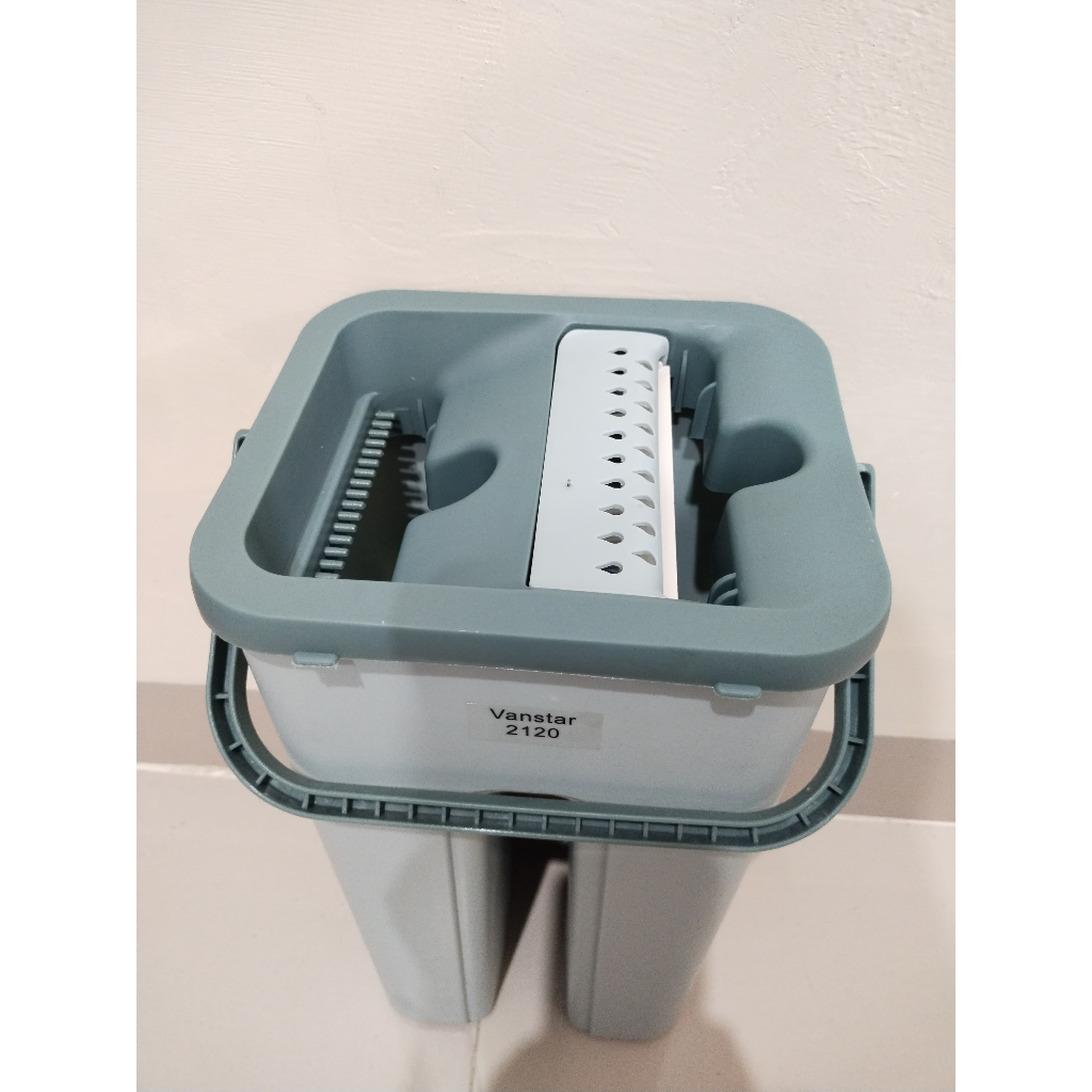 SUPER CLEAN BEBAS DEBU INEM FLAT MOP ALAT PEL PRAKTIS SCRATCH MOP VANSTAR DAPAT 2 KAIN