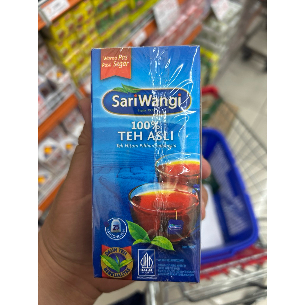 

Sari Wangi teh celup asli 25s