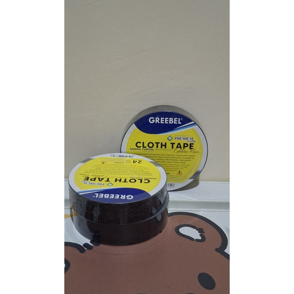 

GREEBEL CLOTH TAPE BLACK 24MM (PCS)