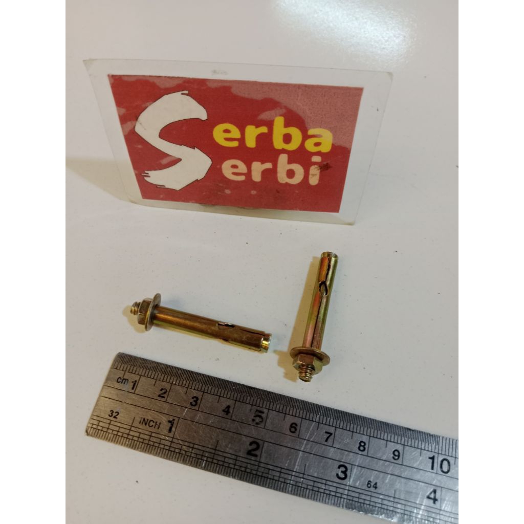 -/PCS 6x40MM DYNABOLT-Baut tanam dinding beton Kunci 8mm