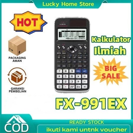 

STOCK ✔ FX-991EX FX991ex FX 991ex Scientific Calculator Classwiz scientific Calculator Black