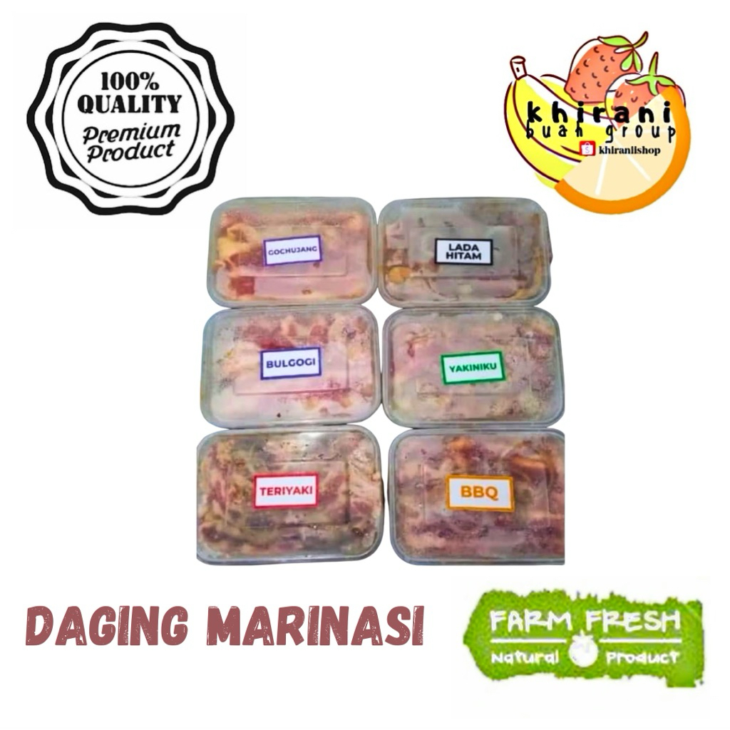 

Frozen Food - Daging Slice Marinasi 500gr