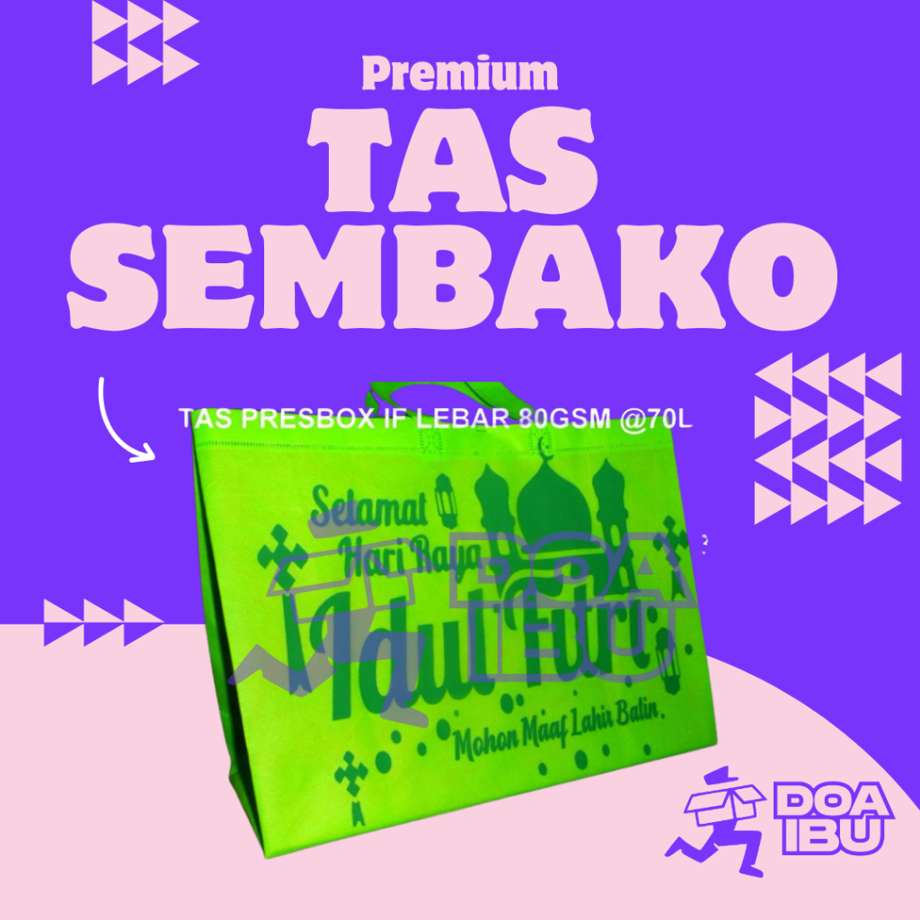 

[12 pcs] tas hantaran sembako idul fitri tas lamaran lebaran Goodie Bag Tas Spunbond IDUL FITRI 40 x 30 x 15 cm / Tas Box Nasi / Tas Hajatan / Goodie Bag / Tas Hampers / Shopping Bag / Tas Promosi