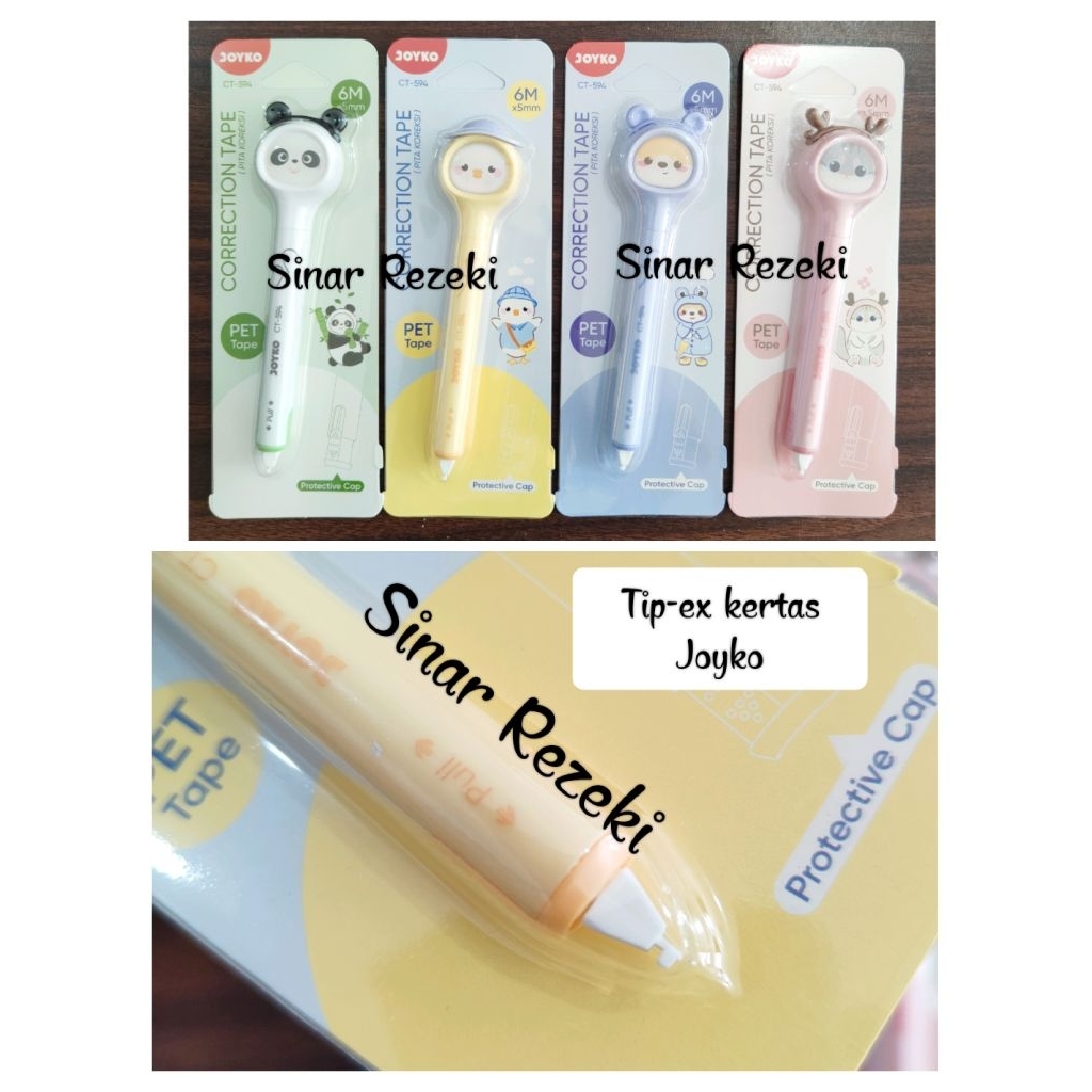 

1 buah!!CT-594!Correction tape joyko/tip-ex kertas joyko/tipex kertas joyko/PET Tape