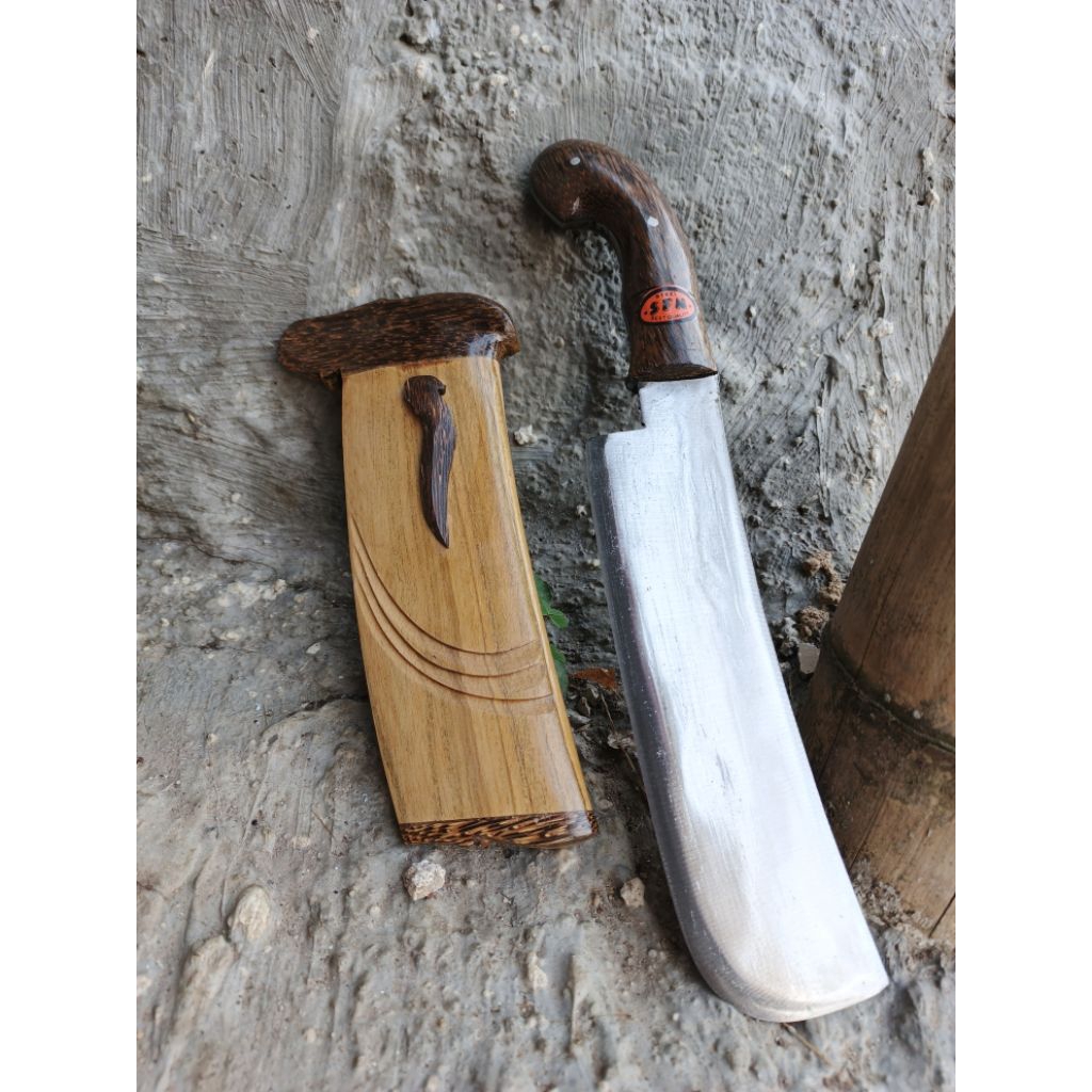 HAMBALAN GOLOK CACAH TULANG KERJA BERAT BAHAN BAJA PER