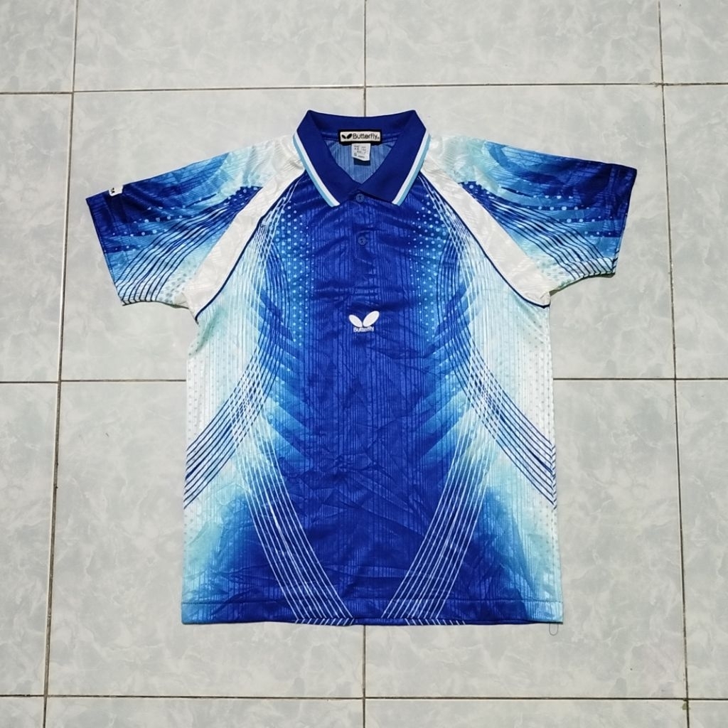 KAOS JERSEY PINGPONG TENIS MEJA BUTTERFLY SIZE M SECOND