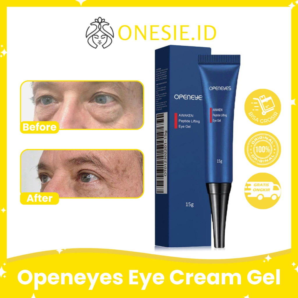 OPENEYES Eye Cream Serum Gel Treatment Pria Cream Menghilangkan Kantong Mata - VP076