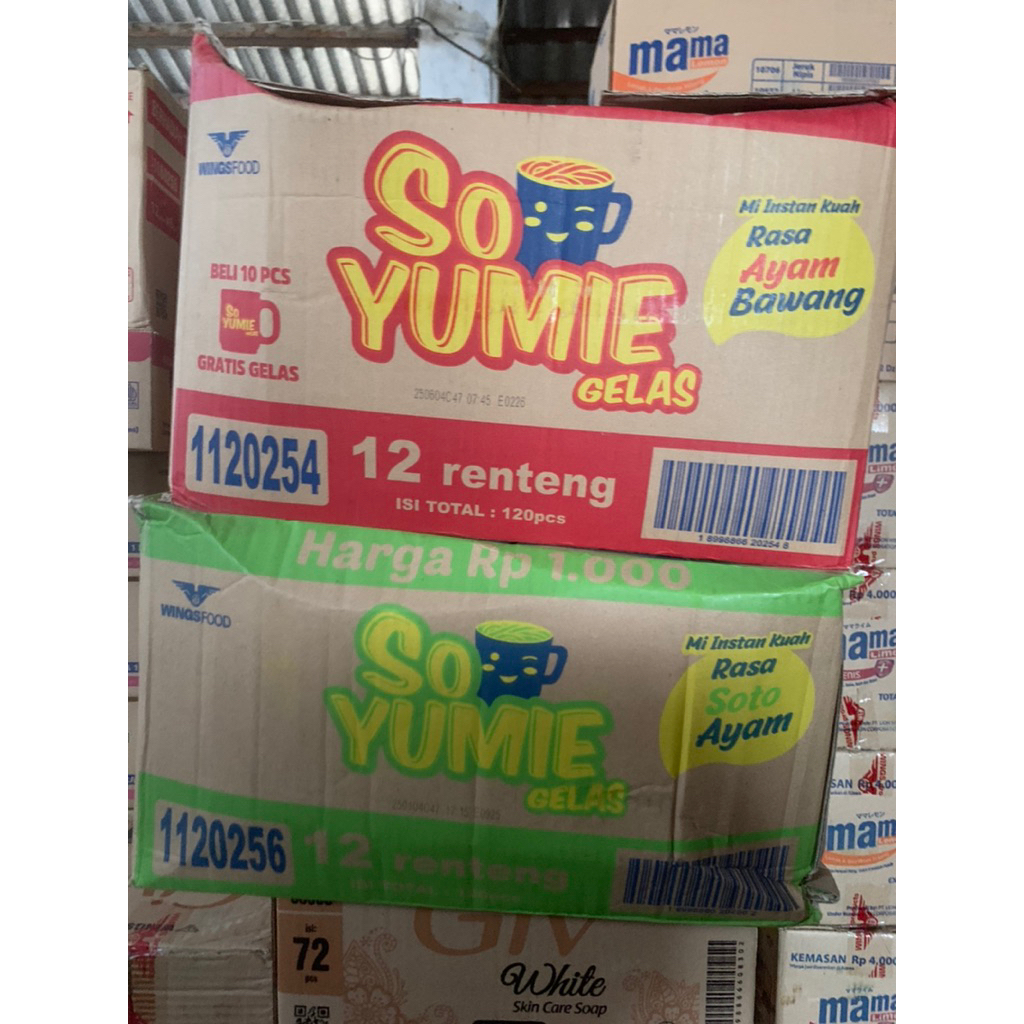 

So Yumie isi 12 renceng (dus)
