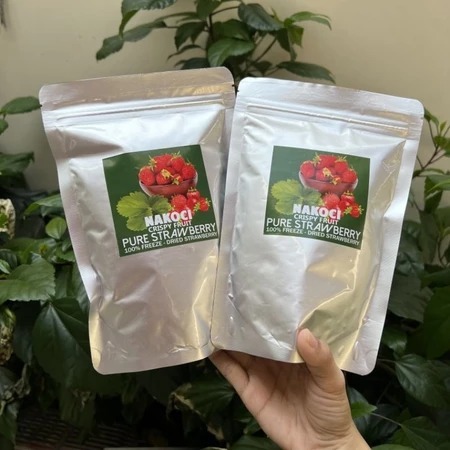 

BEST! NAKOCI Snack Buah Kering Snack Viral Fresh Premium NAKOCI Freeze Dried Buah Tin Strawberry Manga Peach