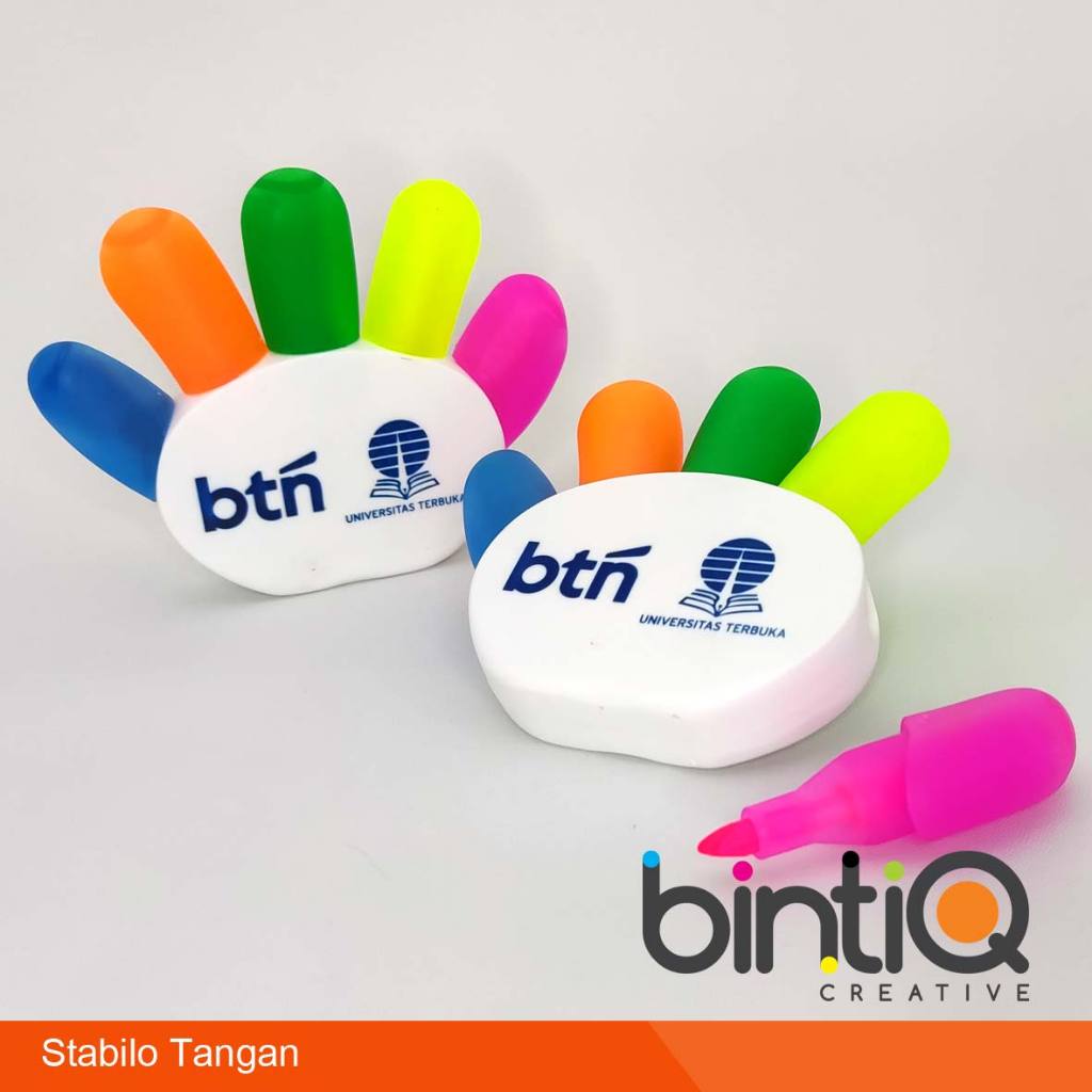 

Souvenir Highlighter / Stabilo Tangan / Stabilo Jari 5 warna - POLOS