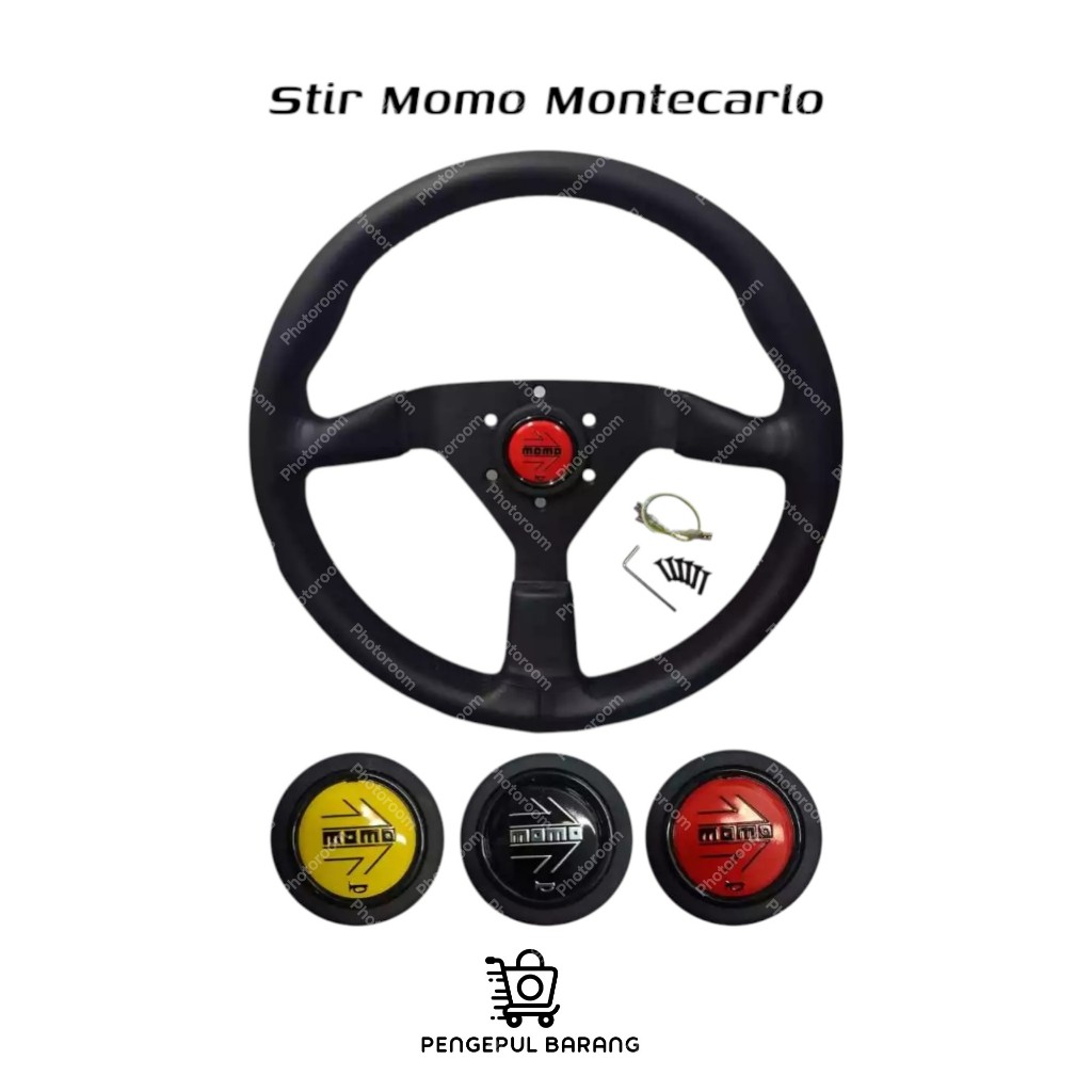 Stir Momo Montecarlo Stir Racing Momo Montecarlo 14inch Setir Racing 14 / Stir Racing