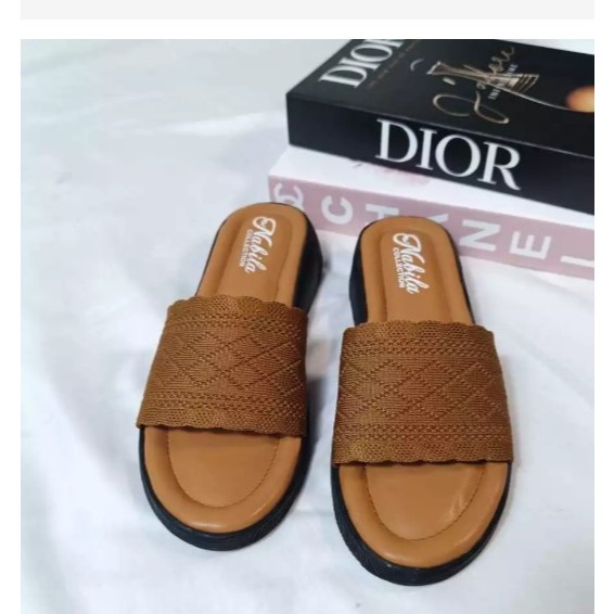 SANDAL WEDGES SOL RAJUT 01 TERBARU 2025