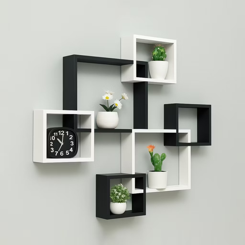 MIP Rak Dinding Kotak Isi 3 Serbaguna Rak Dinding Minimalis Aesthetic